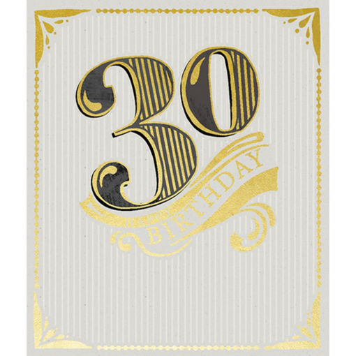 Picture of 30 HAPPY BIRTHDAY CARD